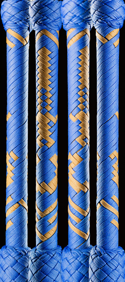 The handle of an 8 foot Ultra Whip — detail