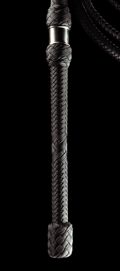 The handle of an 8 foot Z Whip