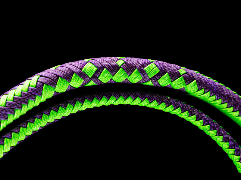 The thong of a 7 foot Joking Bullwhip