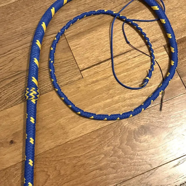 Customer photo for Custom 6 foot Paracord Bullwhip, 16 Plait
